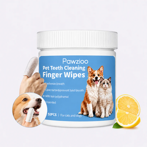 Pawzioo  Dog & Cat Teeth Cleaning Finger Wipes