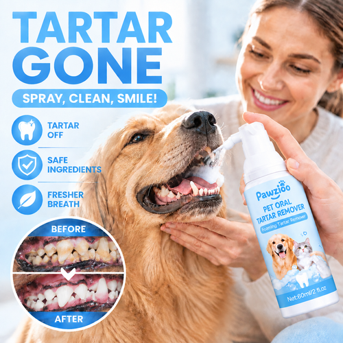 🐾50% OFF NOW! Gentle Pet Dental Cleaning Spray‑  Safe Oral Care Solution to Eliminate Bad Breath & Reduce Plaque
