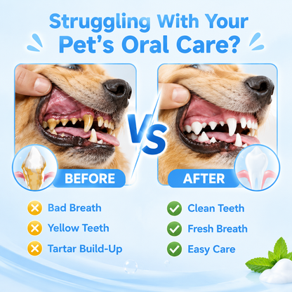 🐾50% OFF NOW! Gentle Pet Dental Cleaning Spray‑  Safe Oral Care Solution to Eliminate Bad Breath & Reduce Plaque